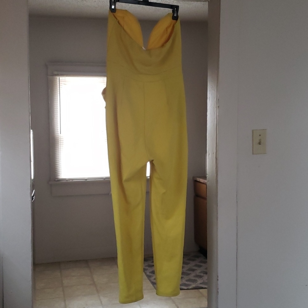 Monaco yellow one piece jumpsuit